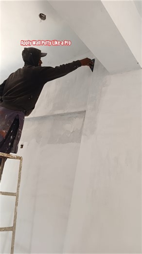 How to Apply Wall Putty Like a Pro #civilinsights #heavycivil #construction #civilwork #painting