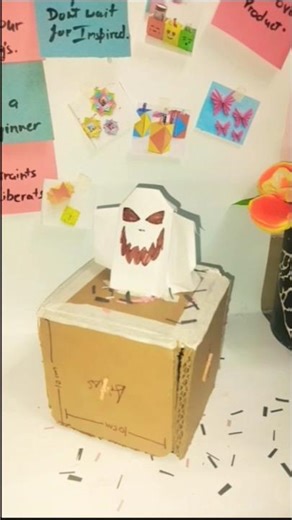 DIY of surprise box 👻👻 #diycrafts #diy #surprisebox #handmade #creativity