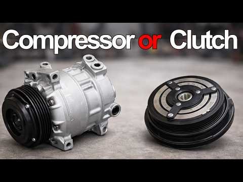 Is it a bad AC Compressor or just the Clutch? Here are AC Compressor Clutch Symptoms to look out for