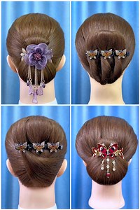 7.1M views · 13K reactions | Easy to Learn Bun Hairstyles Tutorial | DIY Hacks | Facebook