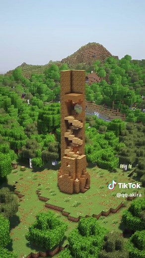 Minecraft Tree House 🌳 ( Credit: @Frimousso ) #minecraft | minecraft