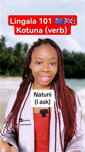 Lingala for beginners: Kotuna (To Ask) #lingala #lingalalanguage #africa #shorts #languagelearning