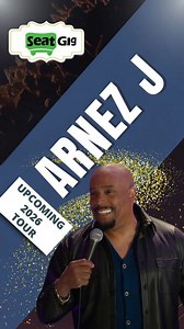 Arnez J Tour 2025 Get ready for a high-energy, side-splitting night of comedy with Arnez J! Known for his animated style and nonstop laughs, this tour is guaranteed to keep you entertained from start to finish. 😂🔥 Don’t miss your chance to see him live — grab your tickets now at Seatgig! #arnezj #arnezjtour2025 #tour2025 #standupcomedy #comedytour #comedynight #laughoutloud #comedylife #livecomedy #funnyshow #seatgig #tourannouncement #mustseecomedy #epiclaughs #funnymoments #comedyfans #comed