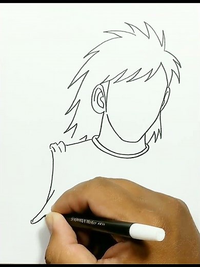 DRAWING HYUGA ON CAPTAIN TSUBASA