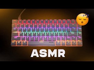 (no talking) ASMR (Blue Switches) Keyboard Sounds Clicky😴💤