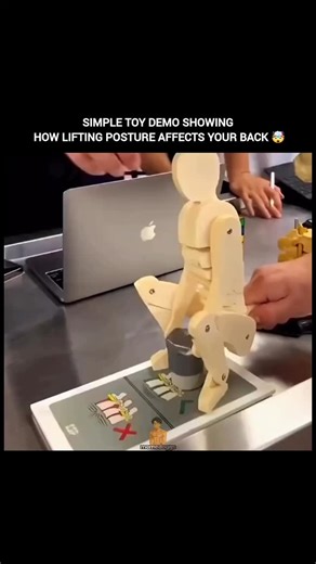 Memedoggs | Memes | Your posture decides your pain. This simple demo shows how bending your back adds crazy pressure to your spine—while bending your knees... | Instagram