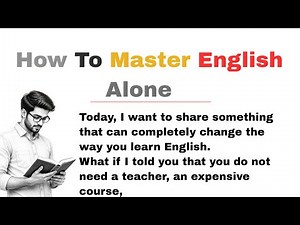 How to Master English Alone Without a Teacher | Improve Your English with Graded Readers