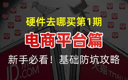 新手必看！硬件去哪买第1期-电商平台篇！基础防坑攻略。