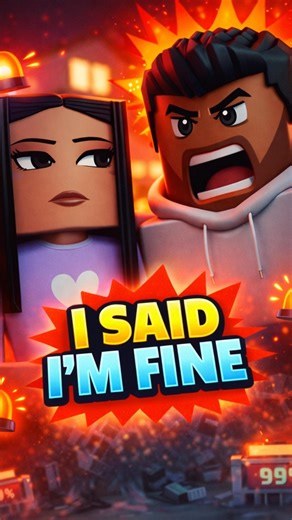 When He Says He's Fine... |Roblox #shorts #funny #roblox