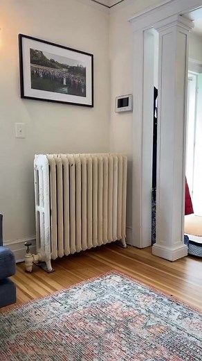 Custom Made Radiator Cover Installation
