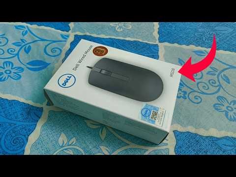 dell ms116 wired optical mouse || dell ms116 mouse unboxing