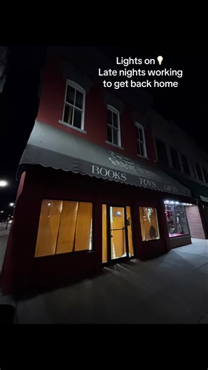 🤍By day, our full store is buzzing in our temporary home thanks to you. 📍135 N 5th St By night, the lights are on at our permanent space as we update and prepare to come back. 📍548 Seward St Thank you for shopping, supporting, and cheering us on through this season. ✨ #sewardchapters #indiebookstore #updatedspaces