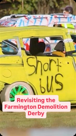 Michael Ferrari on Instagram: "Looking back to when I visited the Farmington Demolition Derby . . . . #maine #farmingtonmaine #cars #funny #news"