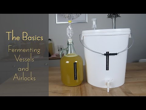 Fermenting Vessels and Airlocks - Mead Making Basics