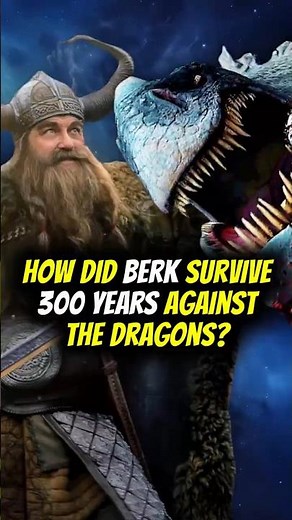 How Did Berk Survive 300 Years Against The Dragons? 🐲 #howtotrainyourdragon #httyd #dragon #shorts