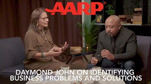 592K views · 283 reactions | Every business has it’s own set of problems. Being an Ambassador for AARP, I was able to sit down with Marian and identify what problems she was facing that were holding her business back from accelerating. Over 67% of business owners over 50 report their companies are making a profit. If you want to start learning how to do the same, learn more here: https://rebrand.ly/AARPStartABusiness | Daymond John | Facebook