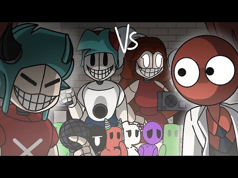 Five Night at Boyfriend vs Rainbow friends and Other Monsters (Roblox Animation and Series)