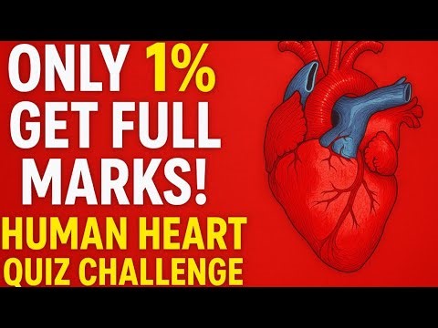 Can You Score 20/20? | Human Circulatory System Quiz | Science GK Challenge