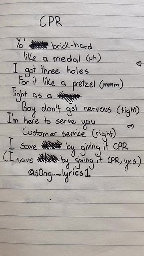 Cupcakke CPR Song Lyrics Clean Version