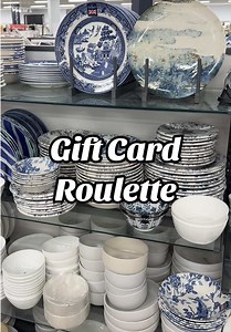One of those stores where I could keep my eyes closed and still find something to buy 😂 #giftcardroulette
