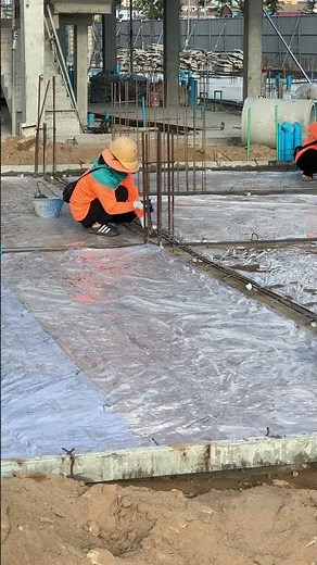 Why Pro Builders Use Plastic Sheets Before Rebar 🏗️