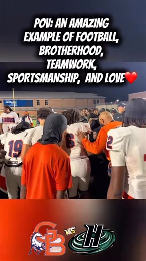 Sideline Attraction Sports | “At the end of the day it’s bigger than football” This moment… Texas High School football Fort Bend Bush vs Hightower Hurricanes the game... | Instagram