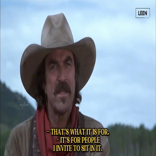 Tom Selleck in Crossfire Trail (2001) - YOU'RE SITTIN'IN MY ROCKING CHAIR | Morell Credit Union Ltd