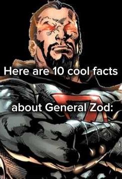 10 COOL FACTS ABOUT GENERAL ZOD!! #dc #generalzod #facts