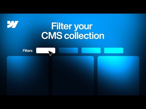 Webflow CMS Filter Tutorial (2026)