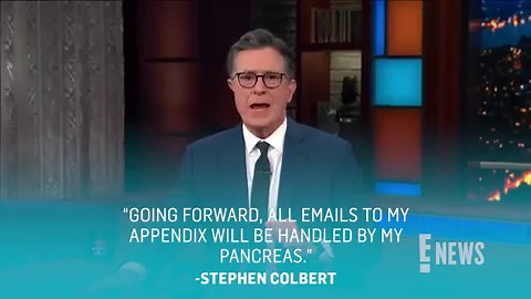 Late Show’s Stephen Colbert Suffers Ruptured Appendix