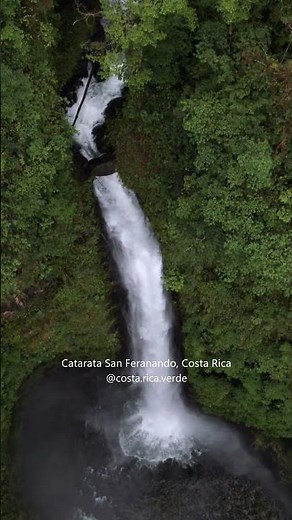 Paraíso salvaje Costa Rica Waterfall 4k Drone Video #travel #nature #waterfall #drone