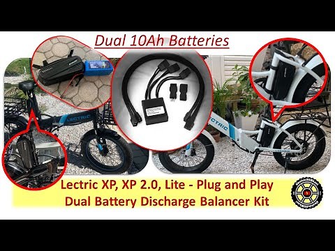 Lectric | PLUG AND PLAY Dual Battery Discharge Balancer Install on Lectric XP 2.0 (XP, XP Lite XP 3)
