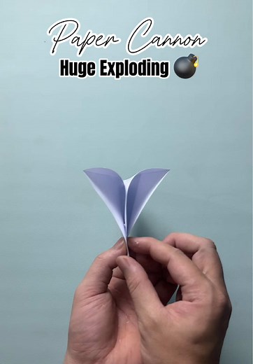 How to Make an Exploding Paper Cannon with Origami