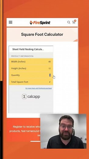 Calculate Sign Square Feet Fast (With Quantity Total)