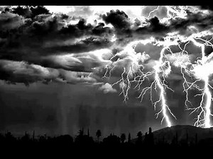 Sounds of thunder and rain