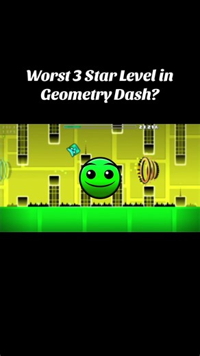 How bad is the most disliked 3 star level in geometry dash? ID: 72437 #gd #geometrydash #geodash