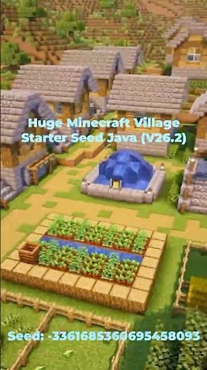 Great Minecraft Starter Seed (Minecraft Java Edition 26.2) #minecraft