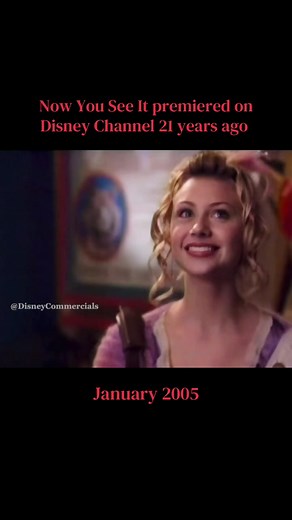 Now You See It premiered on Disney Channel 21 years ago January 2005 #disneychannel #nostalgia #disneycommericals #fyp #alymichalka