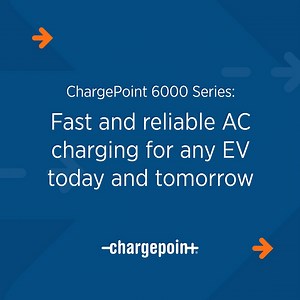 Charge any EV faster without an adapter and reduce ownership costs with the ChargePoint 6000. Built with an exceptional, modular design – meet the needs of your business, customers and employees with this AC charging solution. Learn more. https://bit.ly/4fyf56D | ChargePoint