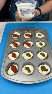 2.8M views · 14K reactions | Easy Muffin Pan Appetizer Rebecca makes Two different Versions of an Easy 4 ingredient Appetizer. This recipe will be a staple of all your get togethers moving forward. Vegetarian or Meat Friendly. This Original Video was Produced by Rebecca's Kitchen and Network Media. | Family Style Cooking | Facebook