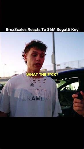 BrezScales Reacts To $6M Bugatti Key. ‪@fxalexg__‬