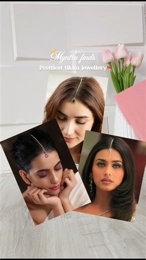 Lovey࣪ ִֶָ☾. on Instagram: "“Elegant Matha Tikka jewellery ✨ | Bridal & Festive Jewellery from Myntra 💍” 📝 Description: “This stunning Rhodium Matha Tikka from Myntra is pure elegance ✨💎. Perfect for weddings, festive looks, or any traditional occasion where you want to shine like a queen 👑. Its intricate design and sparkling rhodium finish make it a must-have in your jewellery collection. Would you style this for your next wedding look? 💕” 🏷️ Tags: rhodium matha tikka matha tikka jeweller