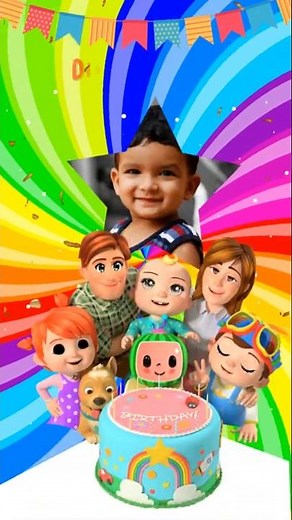 Cocomelon Birthday Invitation Video | Cocomelon Video Template | Create now on 247invites.com