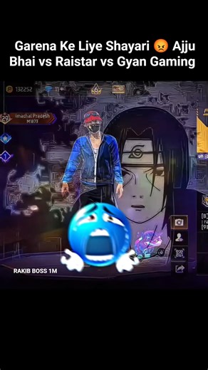 Garena Ke Liye Shayari 😡 Ajju Bhai vs Raistar vs Gyan Gaming #FreeFire