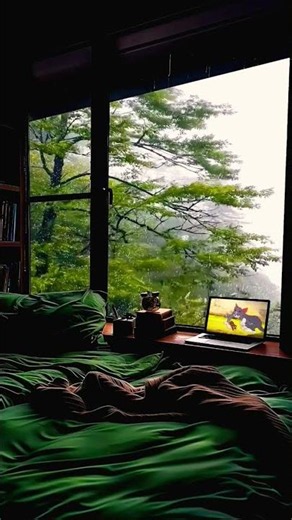 Yor Mind Needed This 🌧️ Cozy Rain Sounds for Relaxing 😌 #shorts #ytshorts #rain #rainsounds