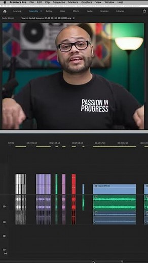 Delete ALL Gaps In The Timeline FAST - Premiere Pro #Shorts