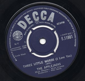 The Applejacks - Three Little Words (I Love You)