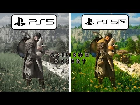 Crimson Desert PS5 vs PS5 Pro Graphics Comparison