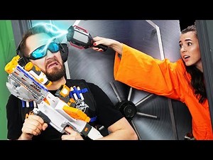 NERF Robot Prison Escape | Hack a Guard Challenge!