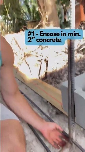 How to install Ufer Rod #construction #diy #ufer #electrician